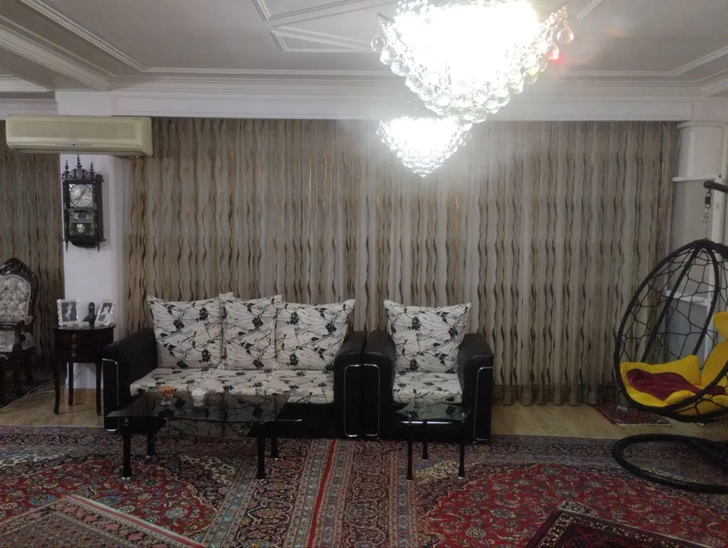 ۲ عدد پرده|پرده، رانر، رومیزی|میانه, |دیوار