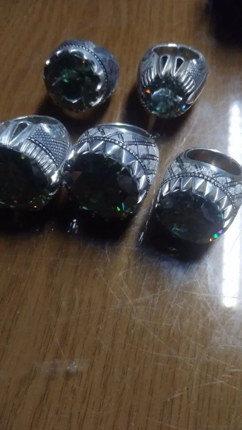 انگشتر نقره ای دست ساز|جواهرات|تبریز, |دیوار