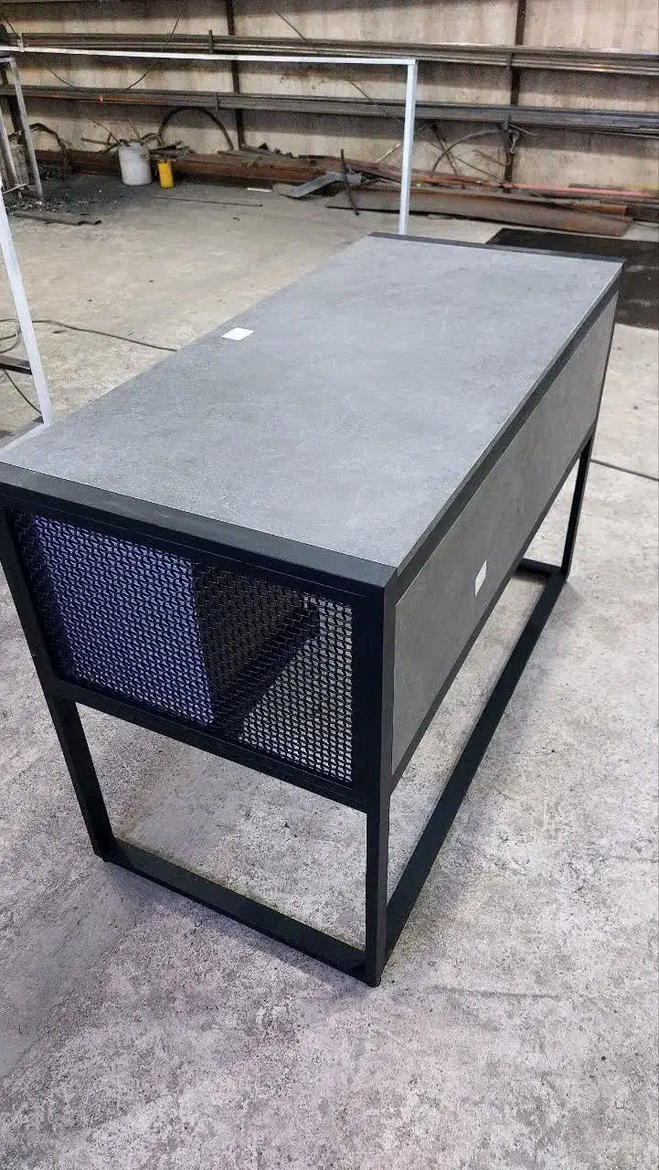 میز تحریر و کتابخانه ترکیب چوب و فلز|میز تحریر و کامپیوتر|فریمان, |دیوار