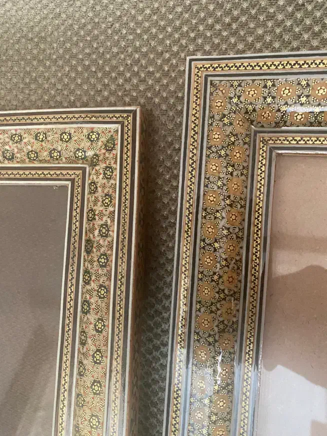 قاب عکس خاتم کاری و شلف|تابلو، نقاشی، عکس|مشهد, احمدآباد|دیوار