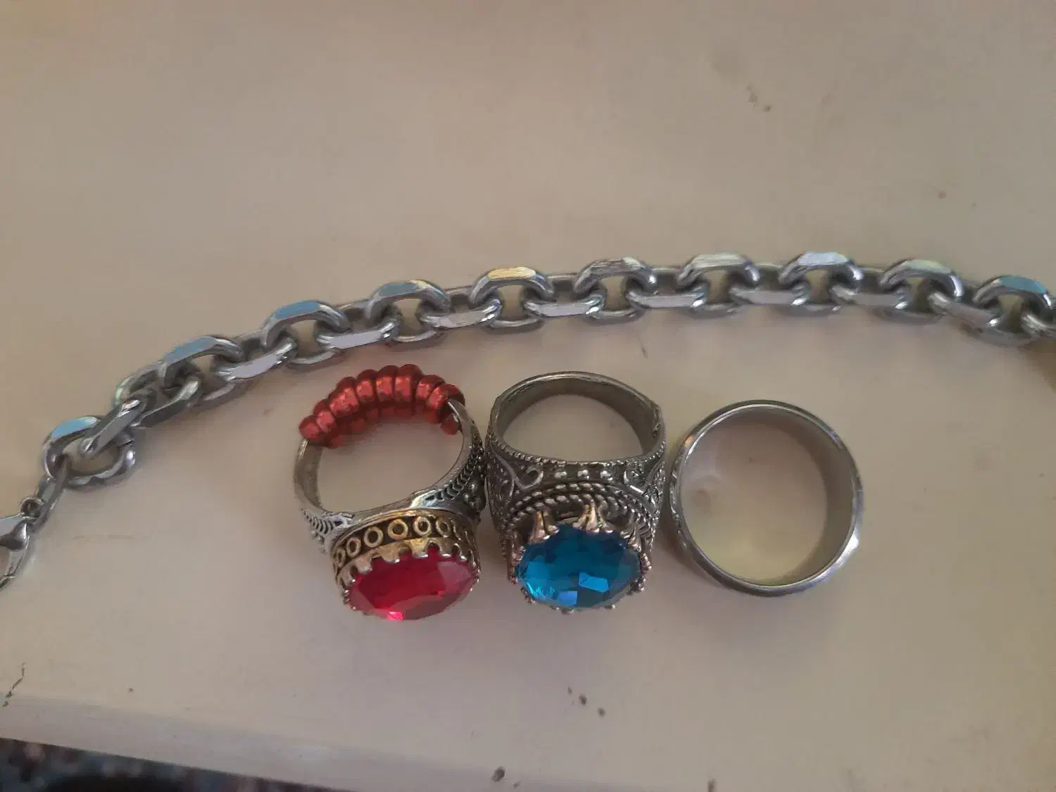 انگشتر های زیبا تکی 100دست بد|بدلیجات|خوی, |دیوار