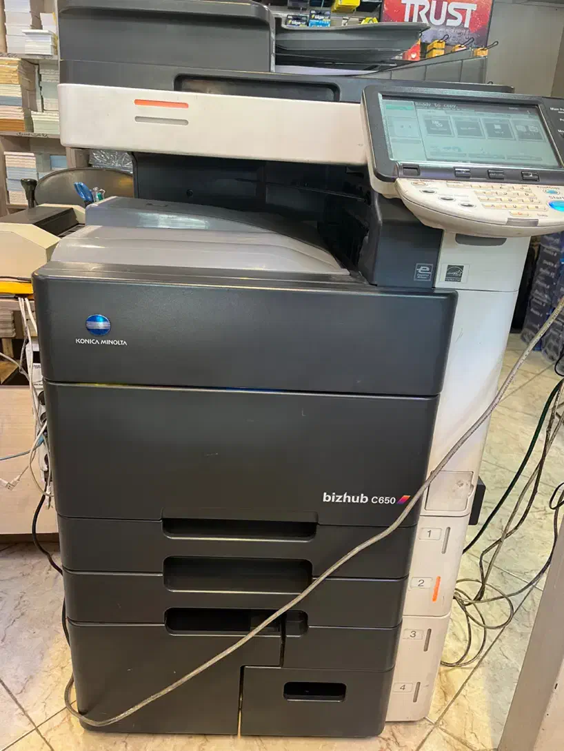 دستگاه کپی رنگی کونیکا 650|پرینتر، اسکنر، کپی، فکس|پردیس, سیاه سنگ|دیوار