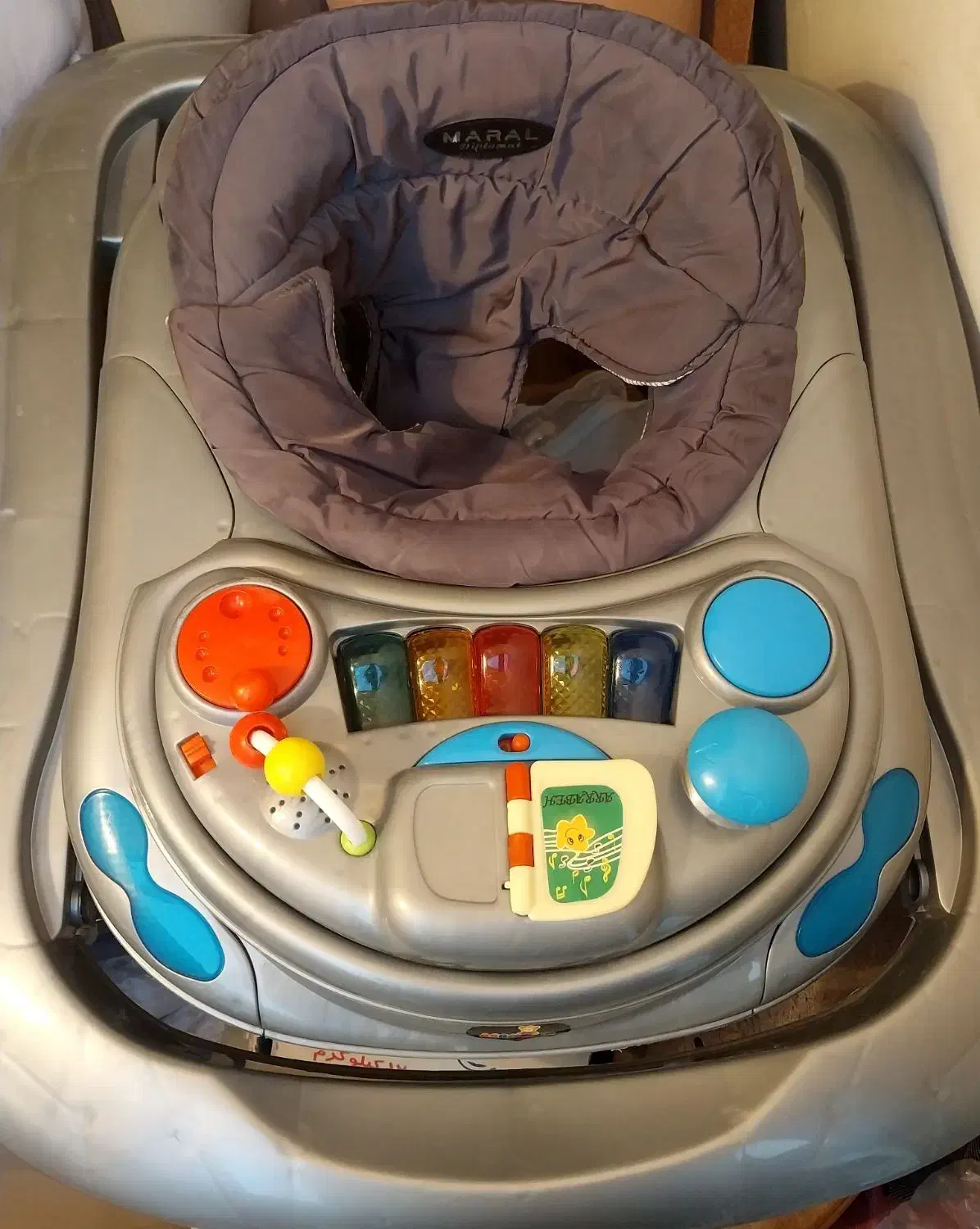 ست کریر و روروئک رنگ طوسی تشک بازی آغوشی|اسباب و اثاث بچه|رباطکریم, رباطکریم|دیوار