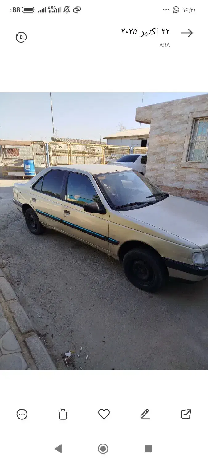 ماشین سواری پژو 405|خودرو سواری و وانت|بندر ماهشهر, |دیوار