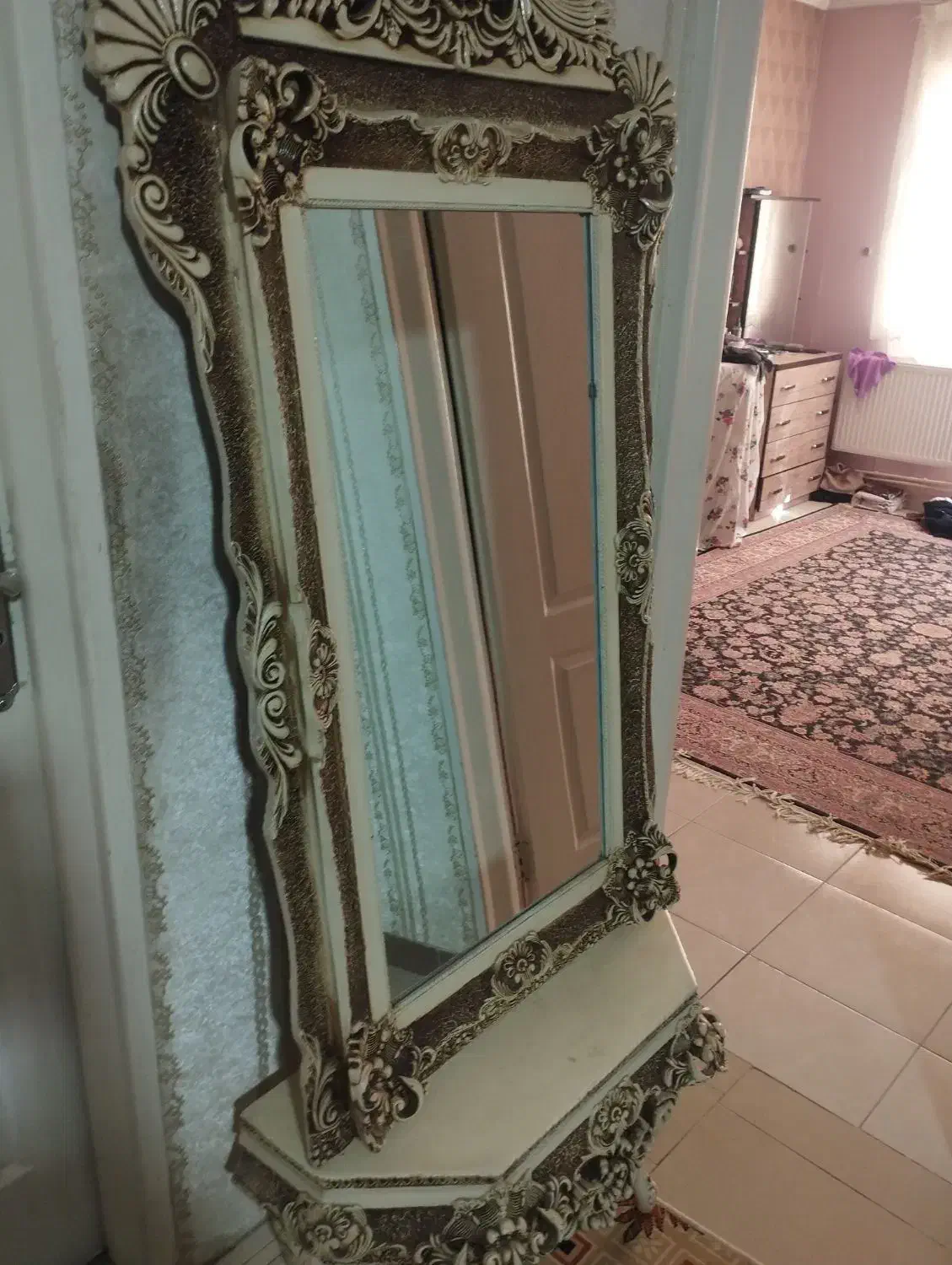 آینه کنسول|بوفه، ویترین، کنسول|کرمانشاه, |دیوار