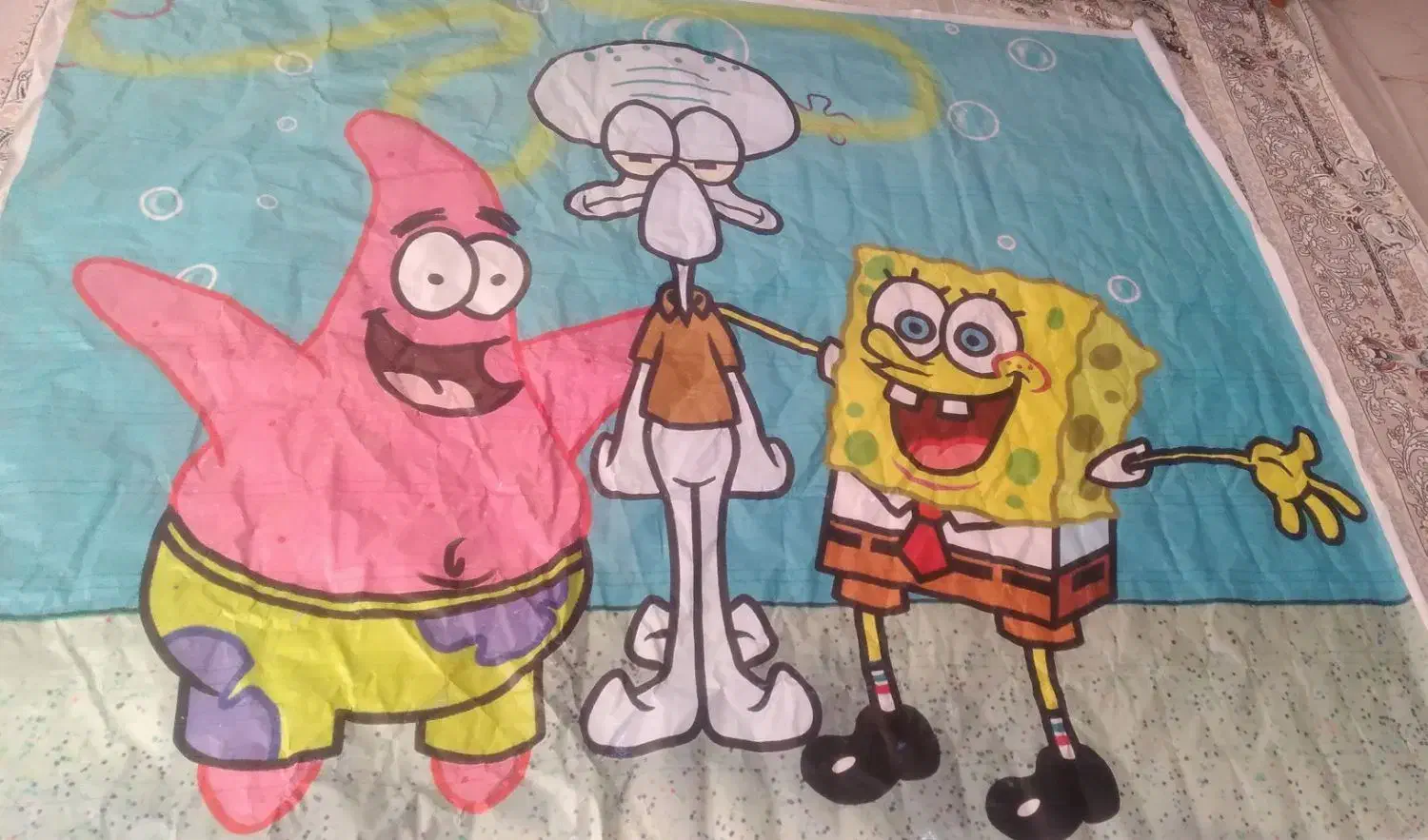 بنر طرح کارتونی مناسب تولد مهد کودک|اسباب‌‌بازی|کرج, کلاک بالا|دیوار