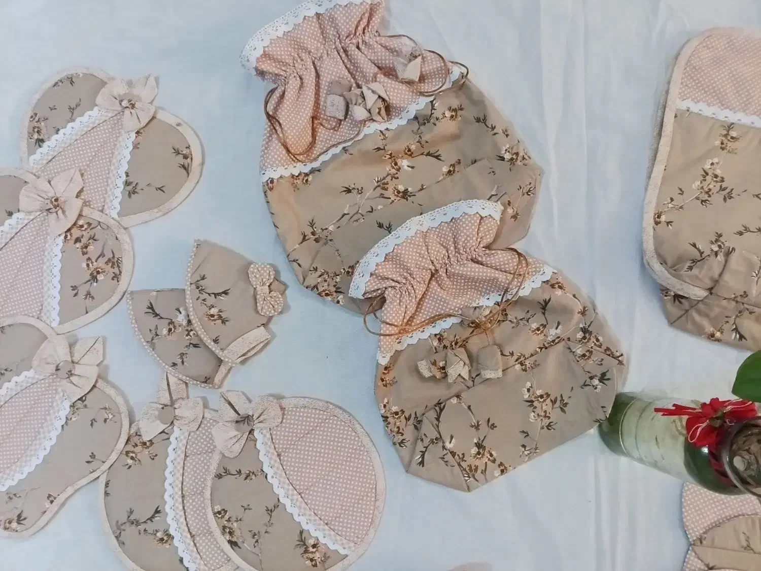 نیم ست آشپزخونه|سفره، حوله، دستمال آشپزخانه|رباطکریم, شترخوار|دیوار