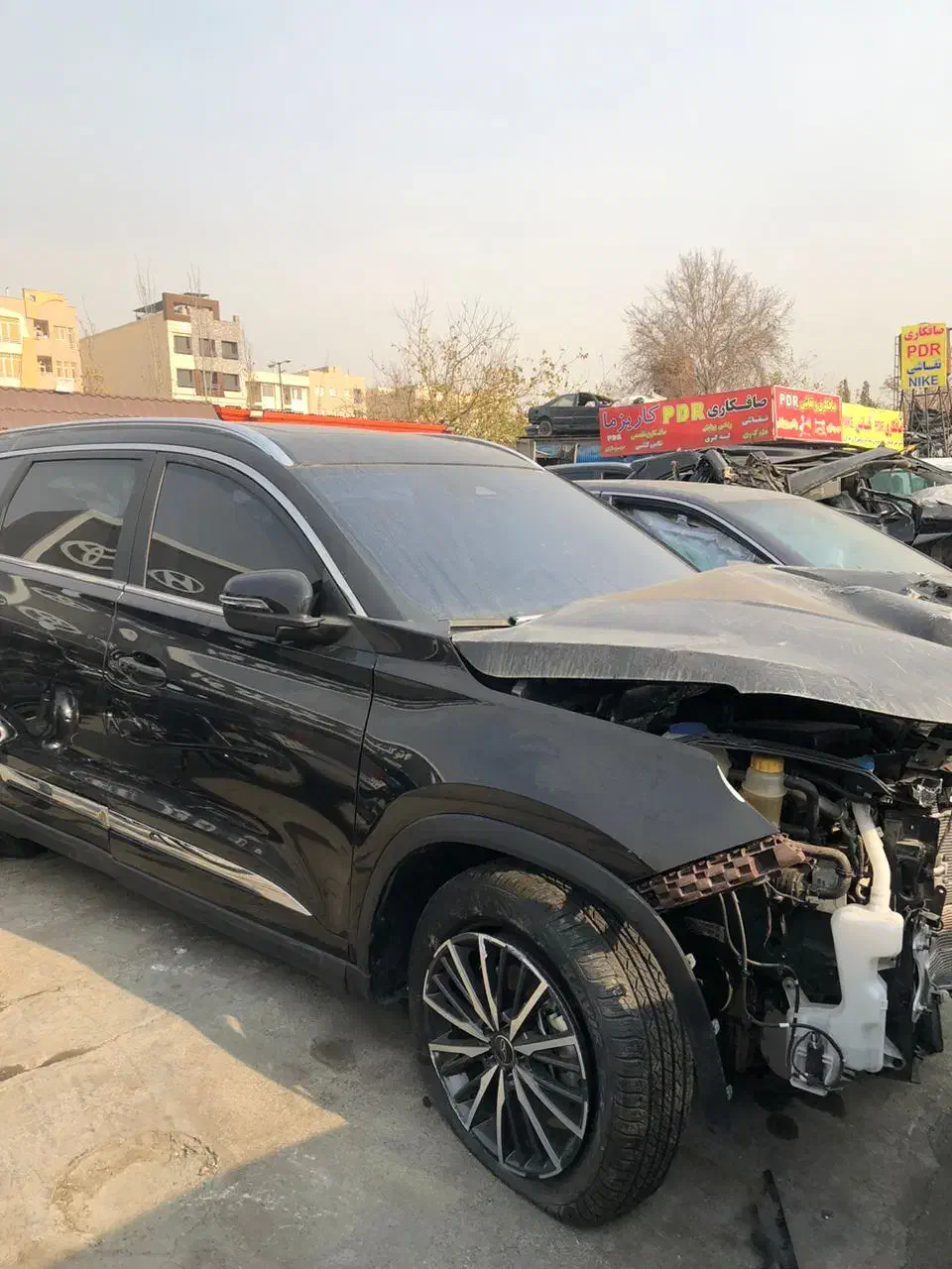 تیگو۸ پرومکس هیبریدی تصادفی|خودرو سواری و وانت|تهران, چوب تراش|دیوار