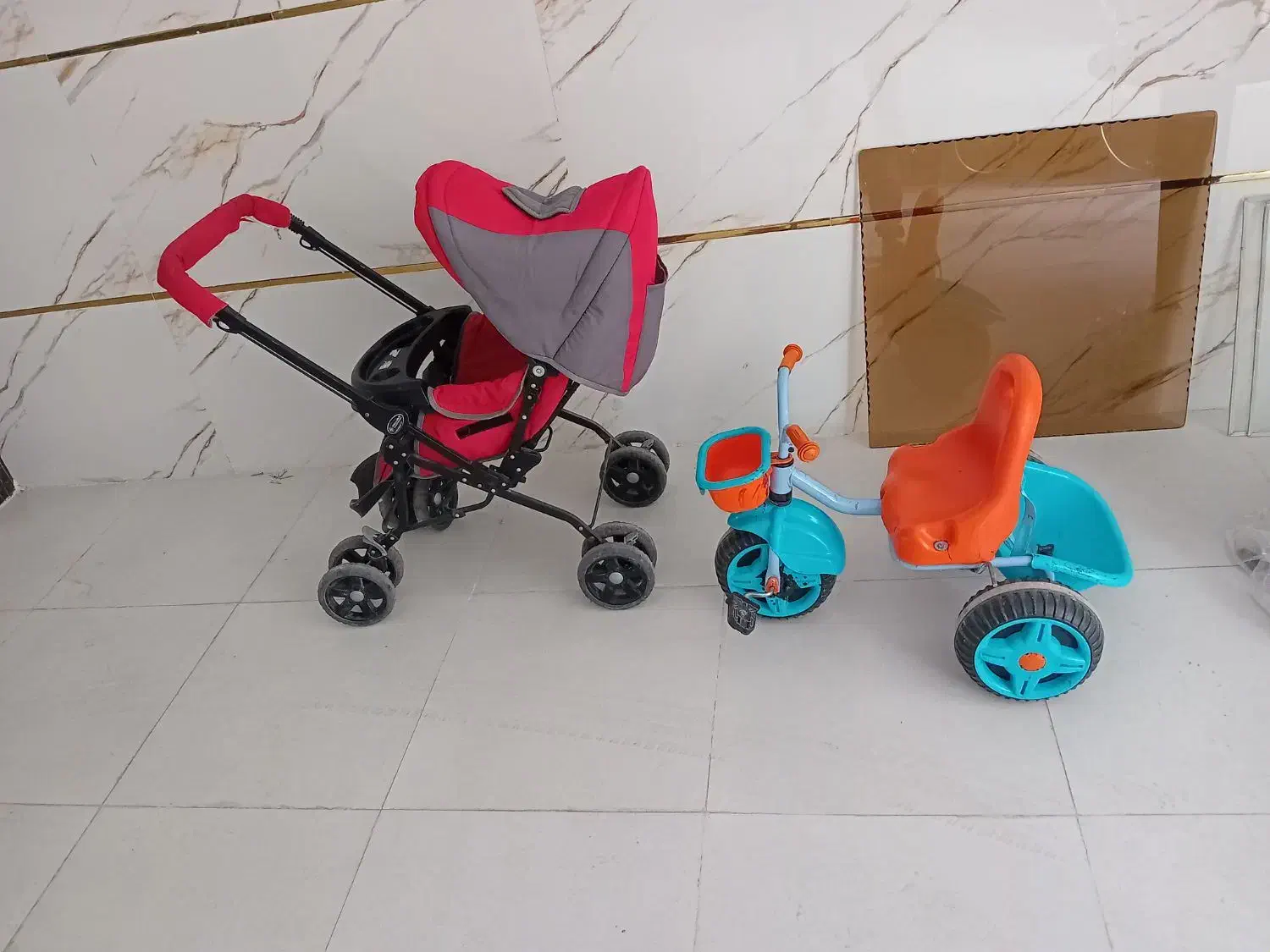 سه چرخه و کالسکه کودک|اسباب و اثاث بچه|اردبیل, |دیوار