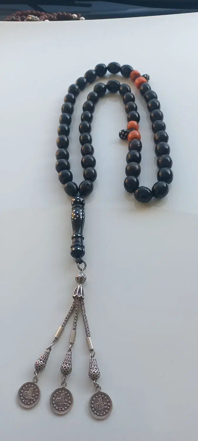 تسبیح یسر مکاوی ۴۵ دانه درشت|کلکسیون اشیاء عتیقه|اهواز, شهرک اندیشه|دیوار