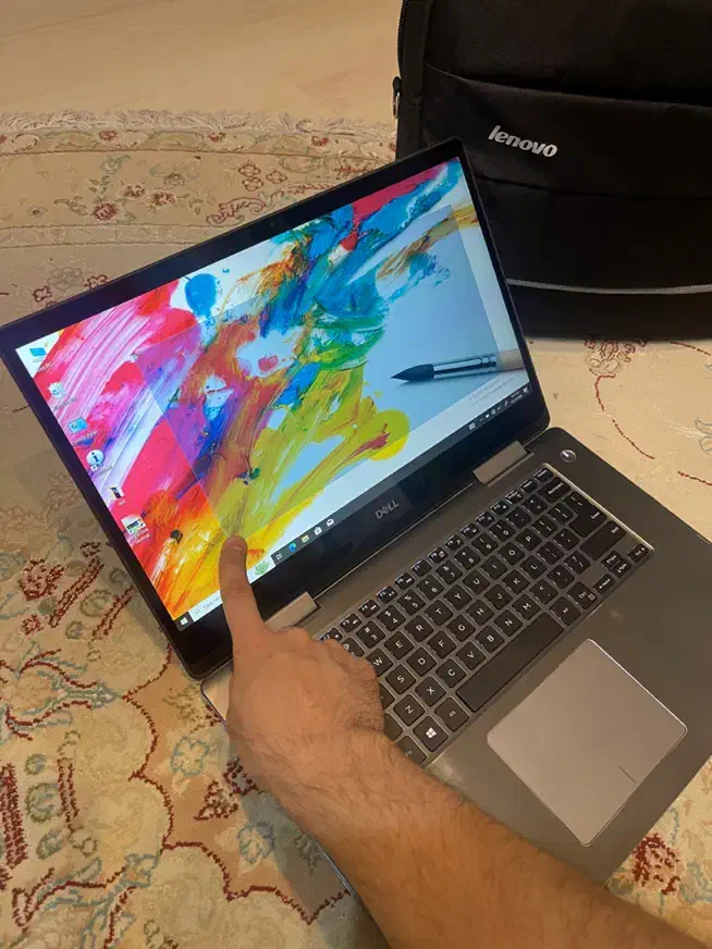 لپتاپ دل i7 لمسی ۱۶ اینچ Dell 360|رایانه همراه|شیراز, پارک آزادی|دیوار