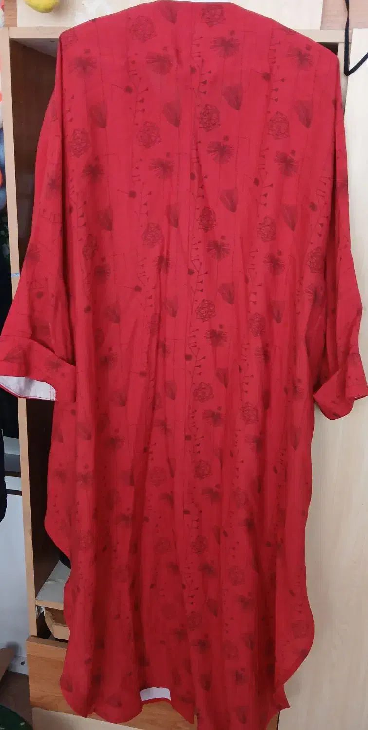 مانتورنگ قرمزدرحدنو مناسب سایز۴۸و۵۰|لباس|خمینی‌شهر, |دیوار