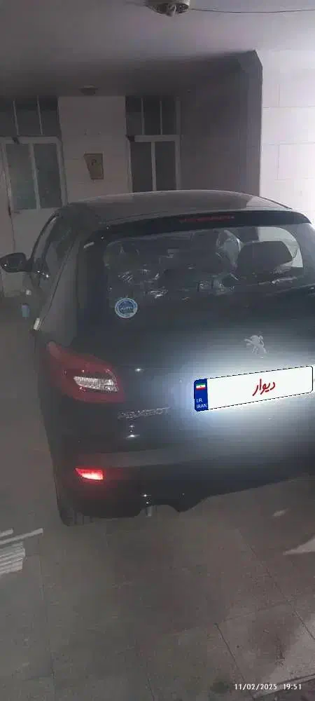 پژو ۲۰۷ موتور TU5p رنگ مشکی|خودرو سواری و وانت|چهاردانگه (تهران), |دیوار