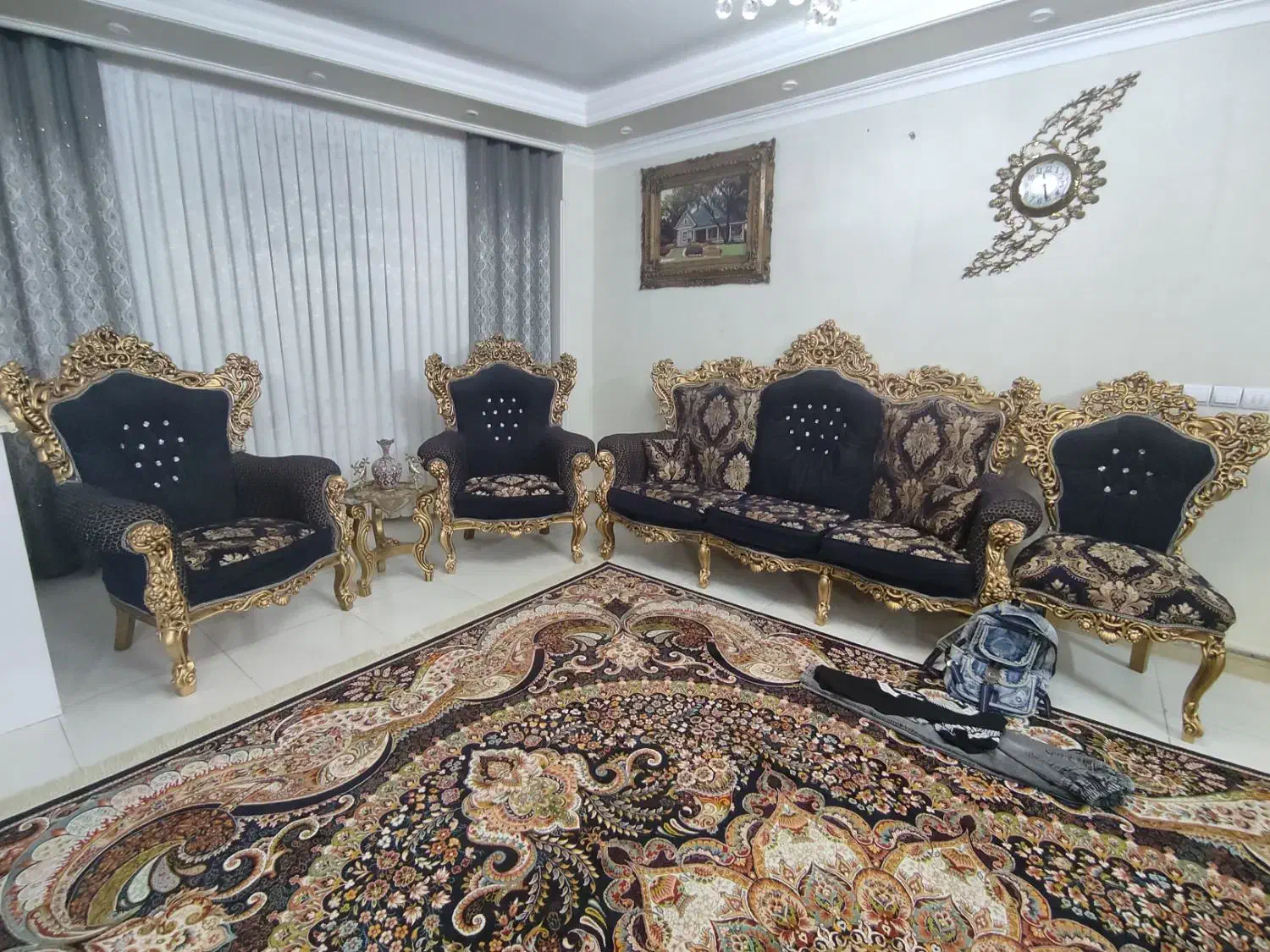 مبل سلطنتی|مبلمان خانگی و میز عسلی|پاکدشت, پاکدشت (مامازند)|دیوار