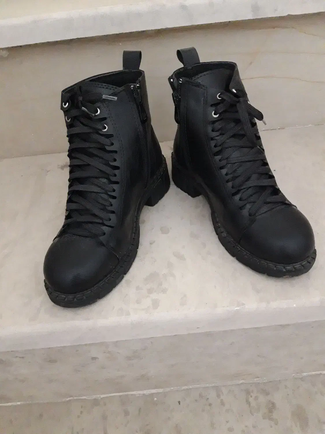 کفش نیم بوت سایز ۳۷ مشکی|کیف، کفش، کمربند|کرمانشاه, |دیوار