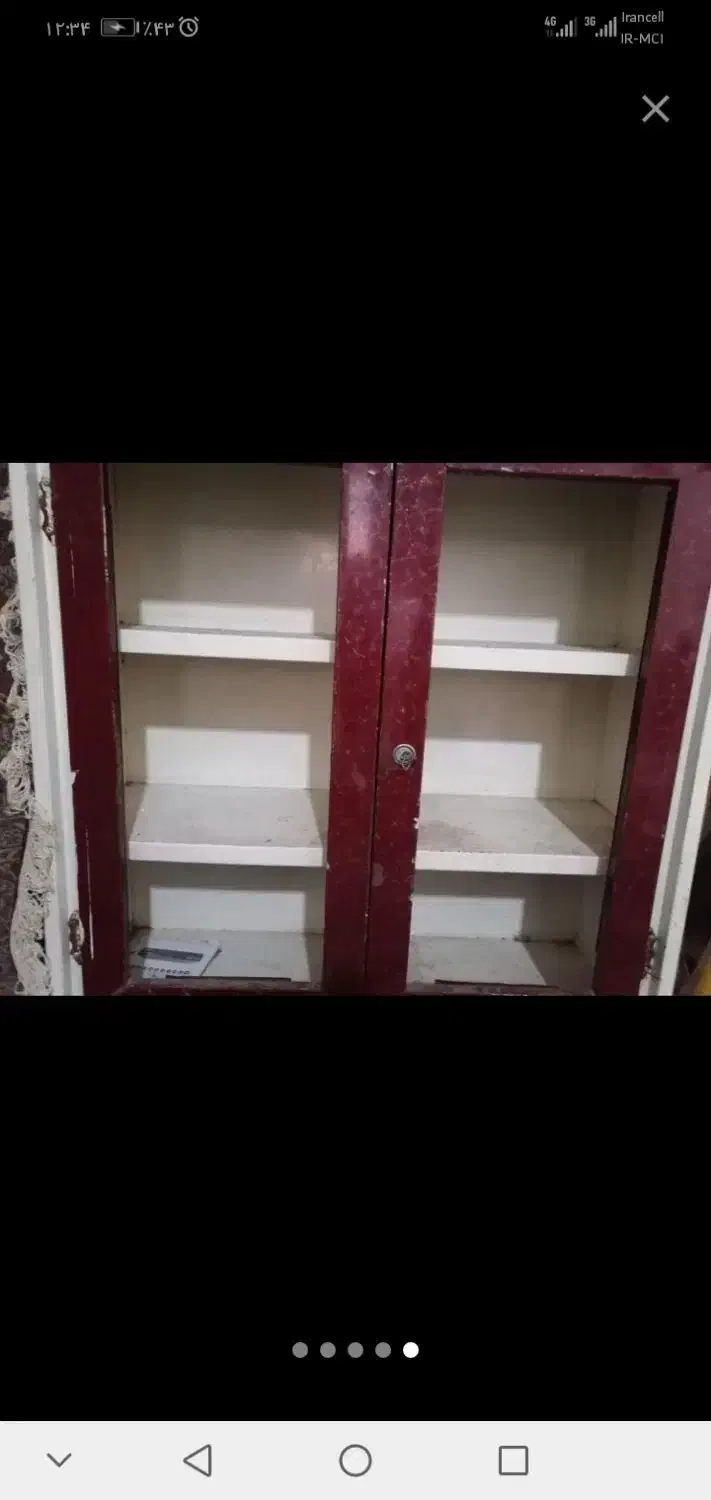 کابینت فلزی|کتابخانه، شلف، قفسههای دیواری|اهواز, زیتون کارگری|دیوار