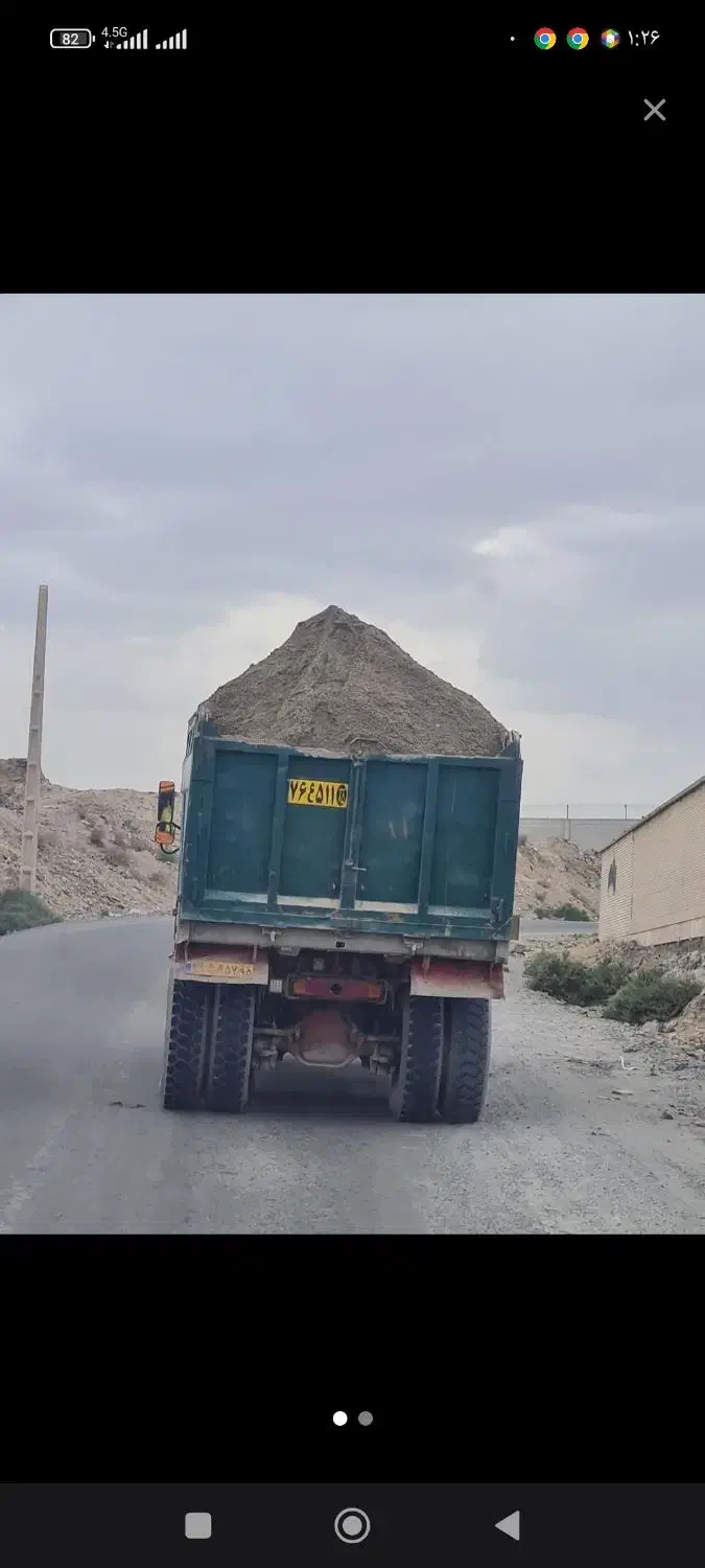 حمل شن و ماسه میل نادر هم کمپرسی وهم خاور تن 300|خدمات حمل و نقل|زهک, |دیوار