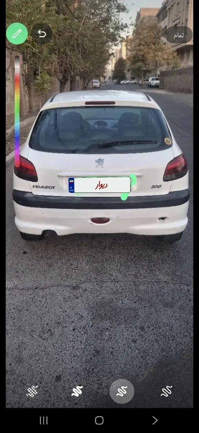 پژو ۲۰۶ تیپ ۳|خودرو سواری و وانت|تهران, شهرک صدرا|دیوار