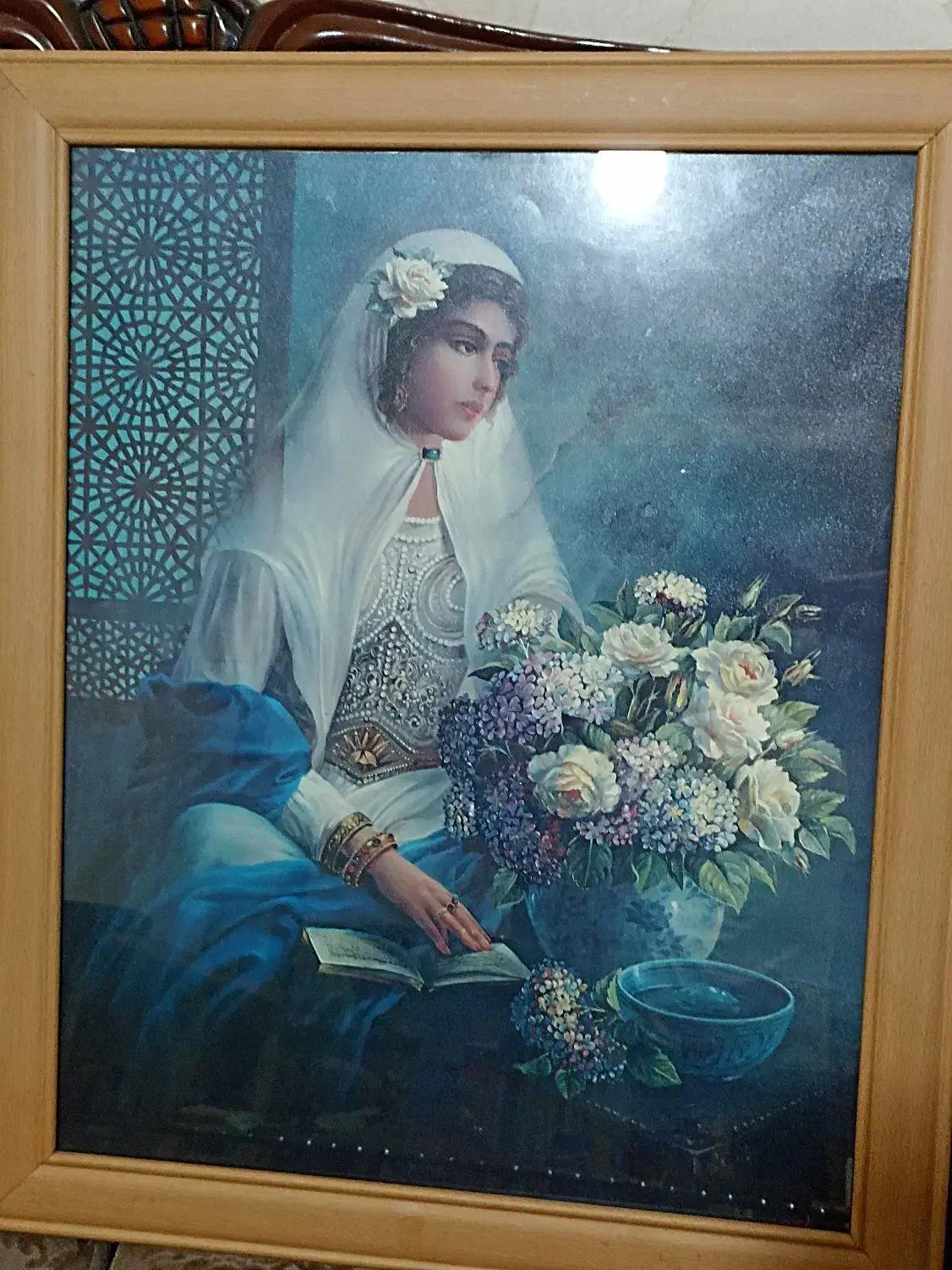 تابلو زن|تابلو، نقاشی، عکس|تهران, شهرک فردوس (حسینی)|دیوار