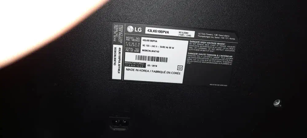 تلوزیون ال جی 43اینچ قیمت مقطوع|تلویزیون و پروژکتور|تهران, گمرک|دیوار