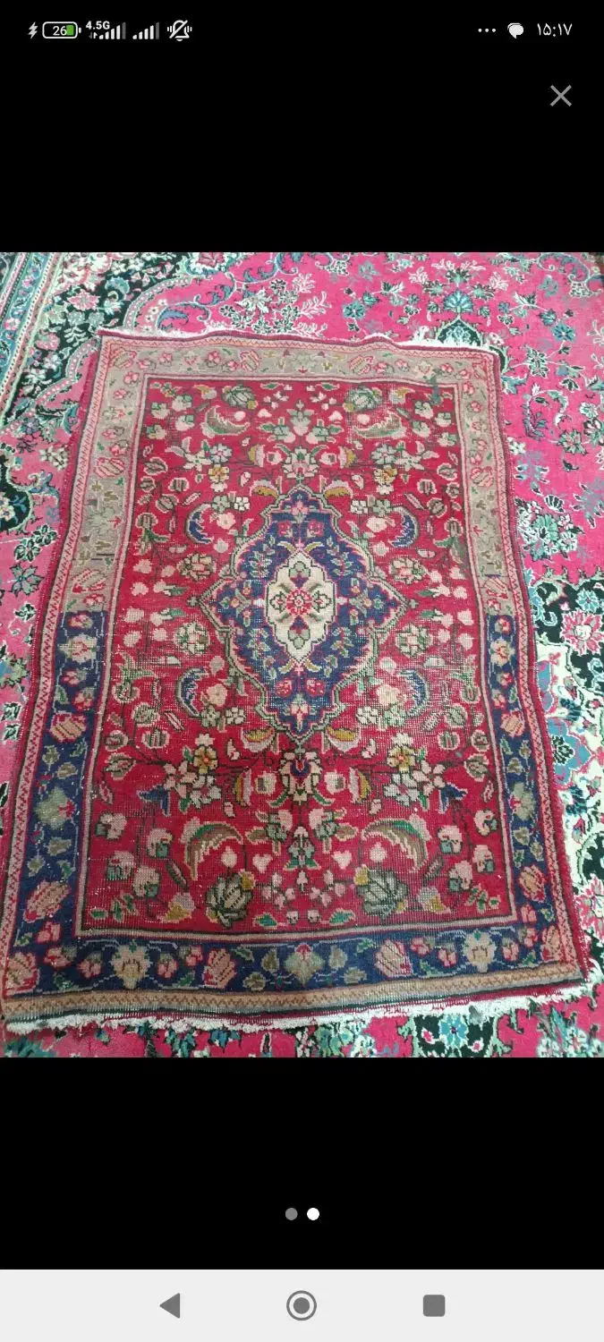 فرش دست بافت با قدمت ۴۰سال|فرش|خرمشهر, |دیوار