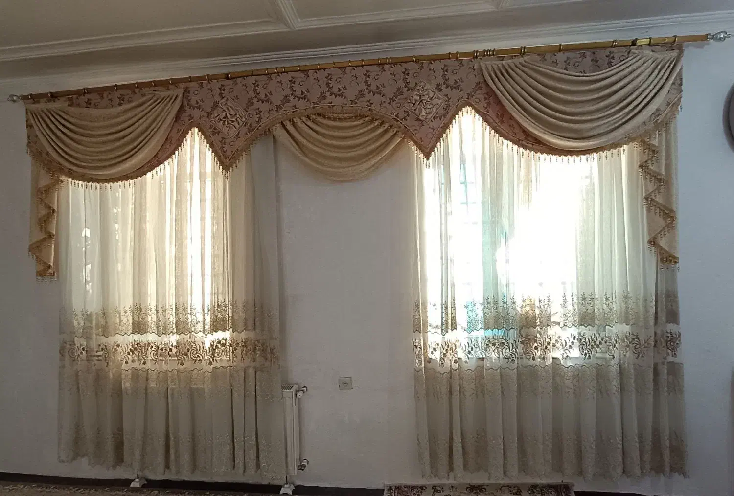 پرده سلطنتی خوشگل|پرده، رانر، رومیزی|نوشین شهر, |دیوار