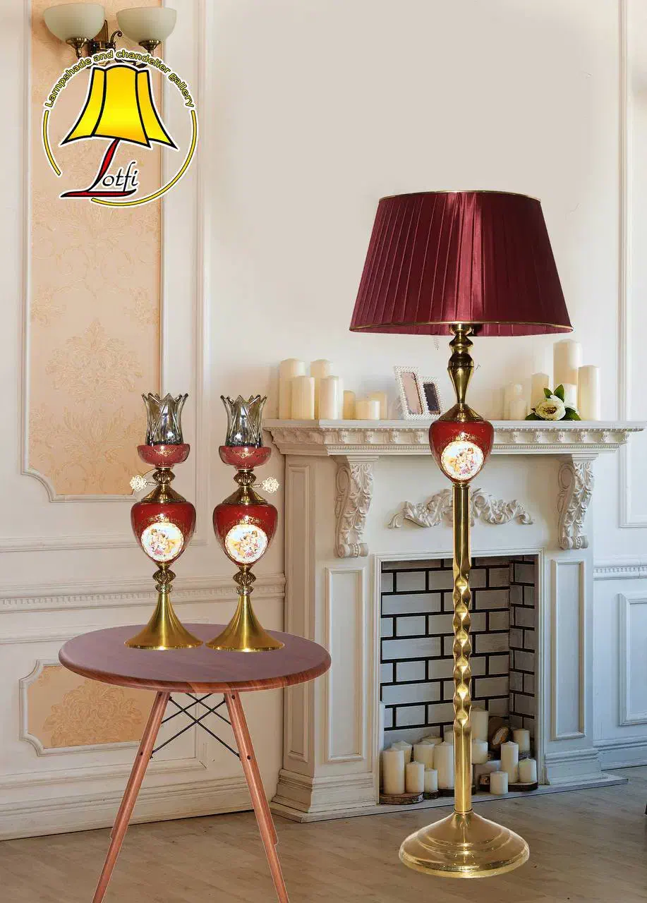 آباژور چوبی و فلزی|چراغ خواب و آباژور|ری, صالح‌آباد شرقی|دیوار