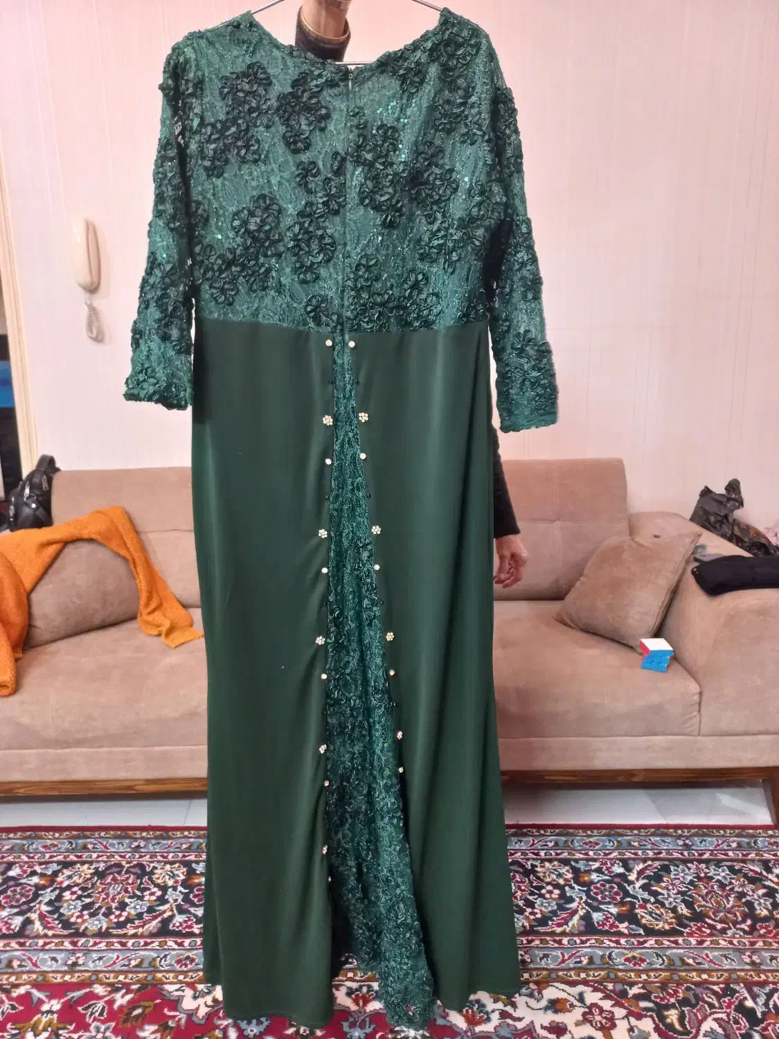 لباس مجلسی ۱ بار پوشیده شده سایز ۴۲تا۴۶|لباس|ری, امین آباد|دیوار