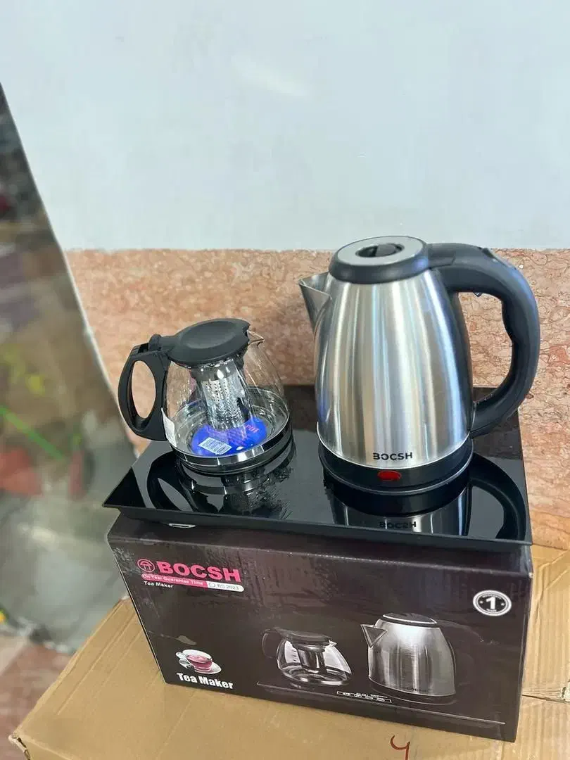 چایساز بوش کنارهمی صفحه شیشه چای ساز بوش صفحه شیشه|سماور، چایساز، قهوهساز|تهران, تهراننو|دیوار