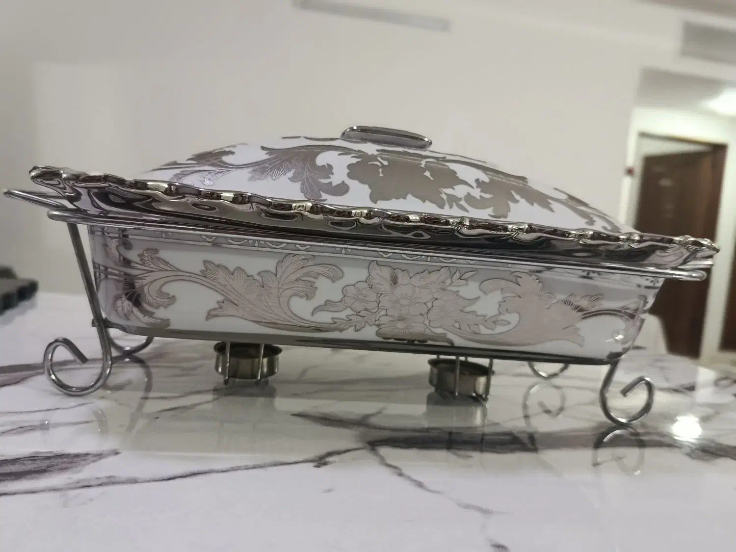 سوفله خوری وارمردار چینی مناسب جهیزیه|ظروف سرو و پذیرایی|قم, انسجام|دیوار