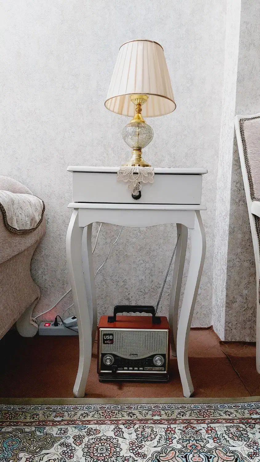 میز و آباژور نو|چراغ خواب و آباژور|مشهد, طلاب|دیوار