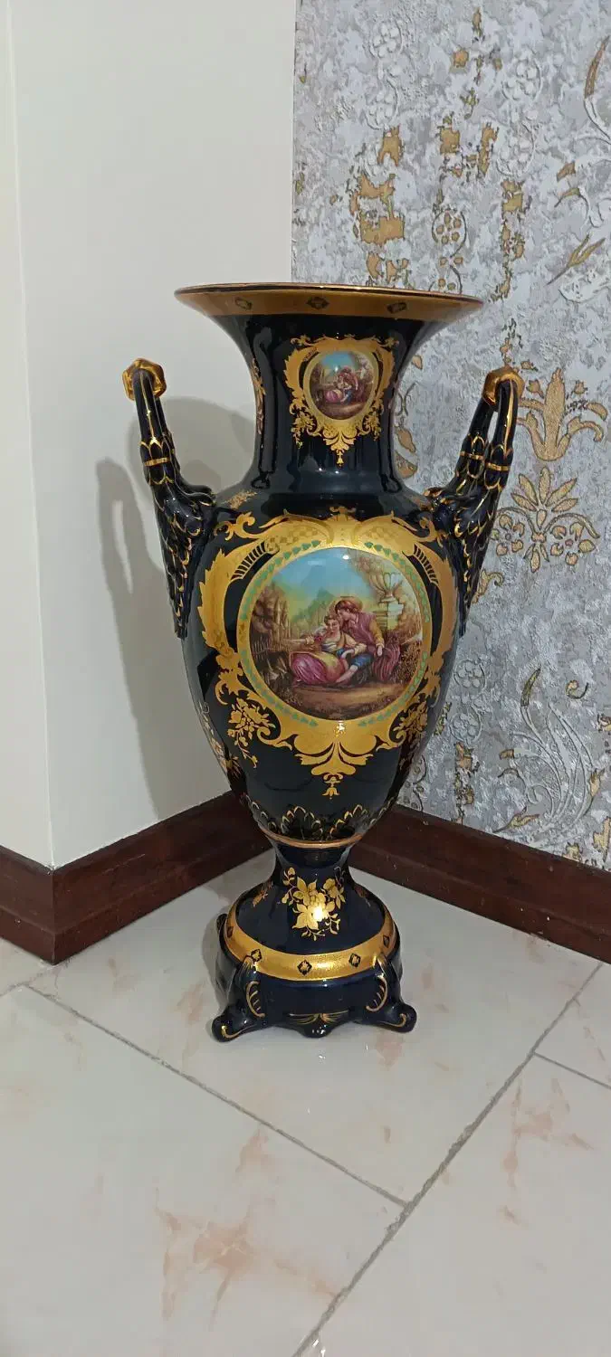 گلدان کاپی 60 سانتی طلا کوب|صنایع دستی و سایر لوازم تزئینی|تهران, آهنگ|دیوار