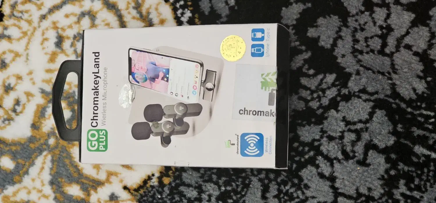 میکروفن یقه ای بی سیم حرفه ای کروماکی|لوازم جانبی موبایل و تبلت|همدان, |دیوار