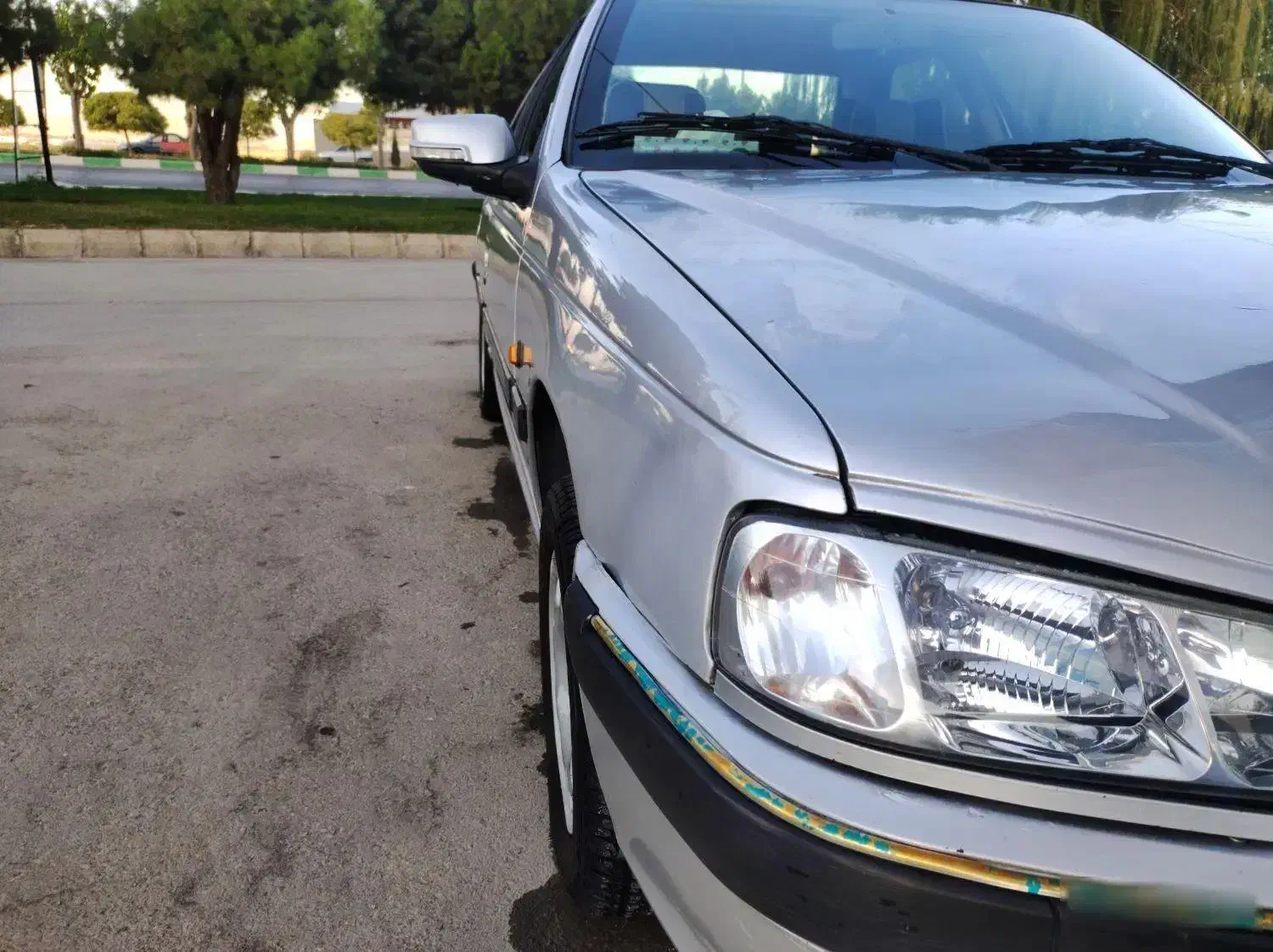 پژو پارس سال مدل ۹۰ نقره ای|خودرو سواری و وانت|شهرضا, |دیوار