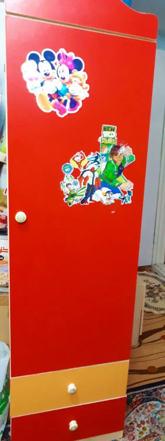 کمد کودک|جاکفشی، کمد، دراور|بیرجند, |دیوار