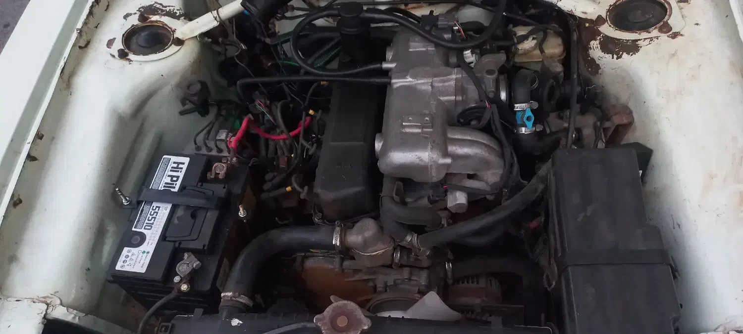 پیکان وانت سفید مدل ۹۰دوگانه کارخانه|خودرو سواری و وانت|صومعه‌سرا, |دیوار