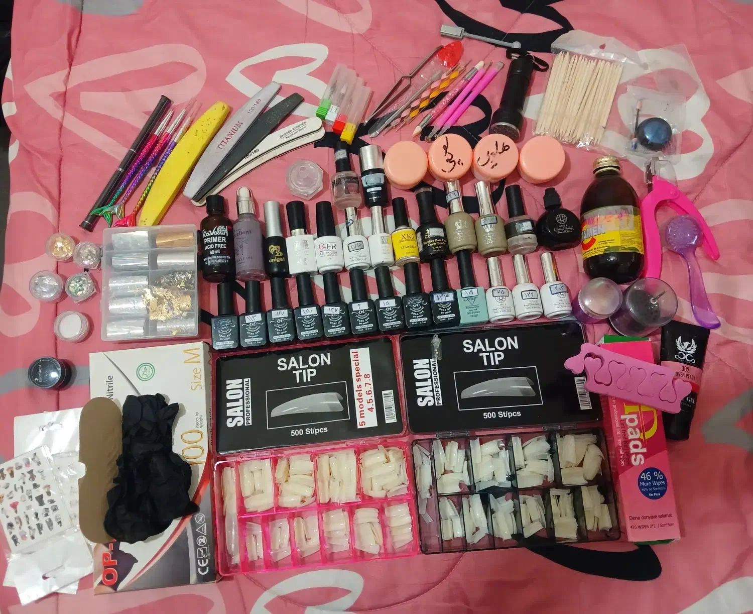 وسایل کاشت ناخن|آرایشی، بهداشتی، درمانی|مرودشت, ژیان|دیوار