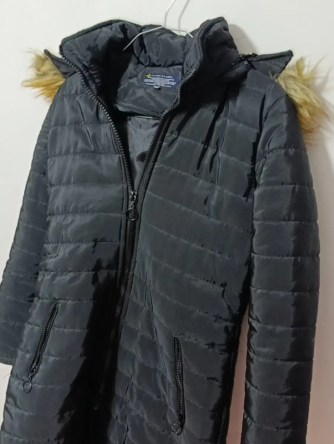 کاپشن زنونه خزدار برند casual|لباس|رشت, پارک شهر|دیوار