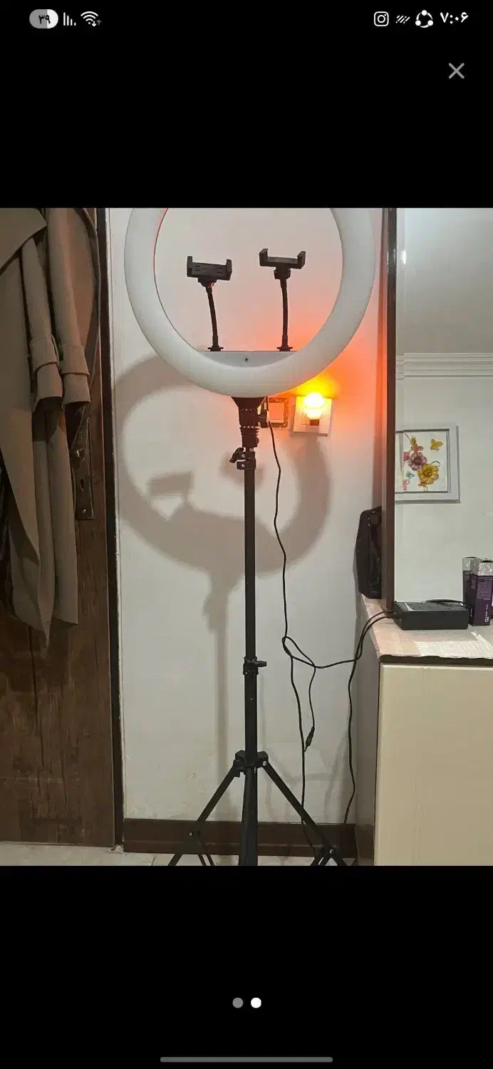 رینگ لایت|دوربین عکاسی و فیلم‌برداری|سنندج, |دیوار