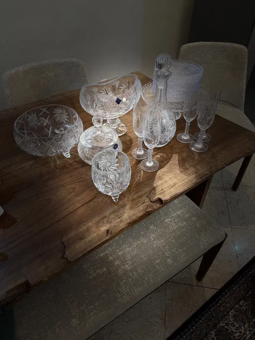 کریستال چک اصل  جهزیه|ظروف سرو و پذیرایی|تهران, پونک|دیوار