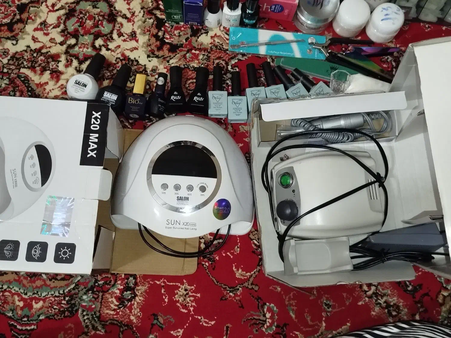 وسایل کاشت ناخن|آرایشی، بهداشتی، درمانی|بروجرد, |دیوار