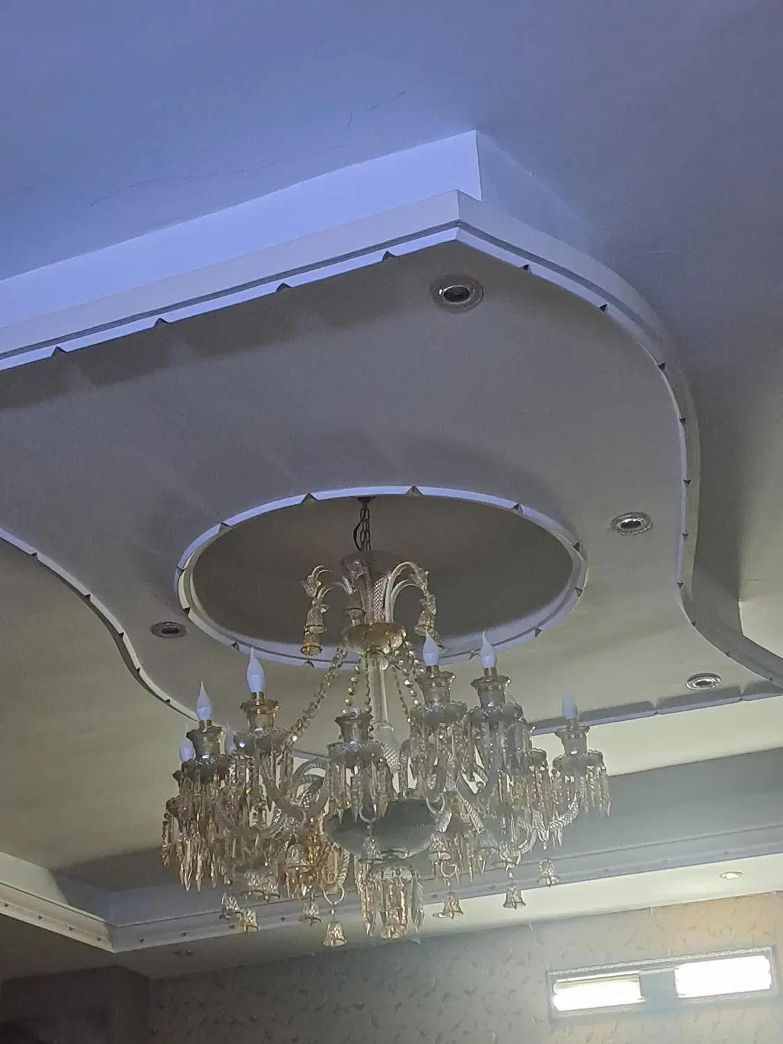 لوستر|لوستر و چراغ آویز|پاکدشت, پاکدشت (مامازند)|دیوار