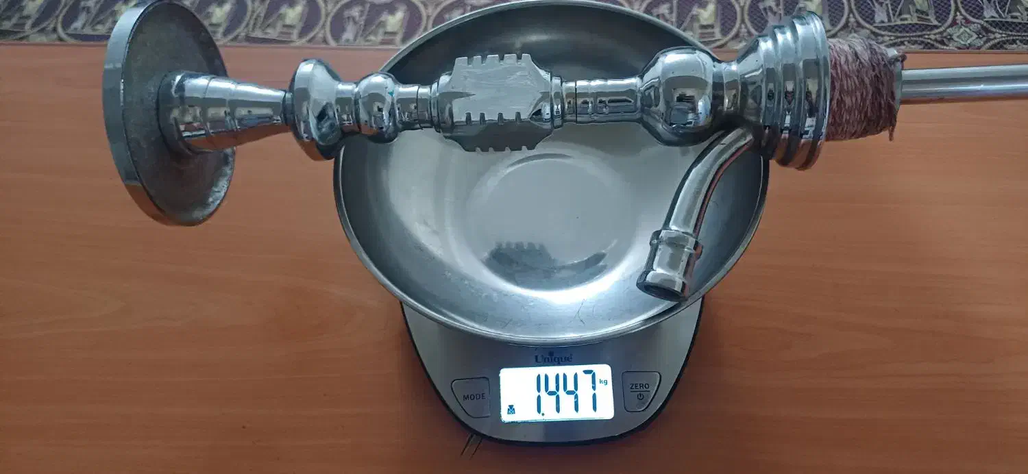 قلیان تنه برنجی استیل رضاترک قهوه خونه ایی|کلکسیون و سرگرمی|فردیس, قریشی|دیوار