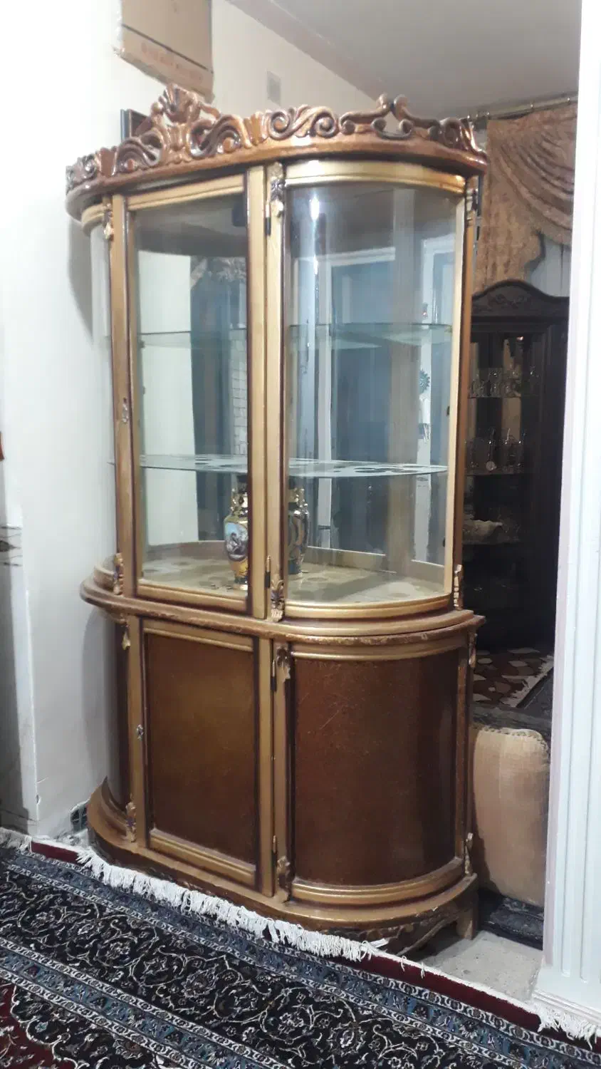 ویترین چوبی|بوفه، ویترین، کنسول|کرمانشاه, |دیوار