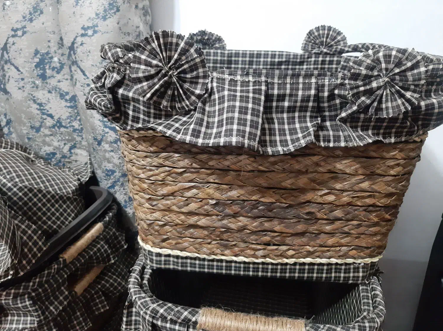 سبد پیکنیک|صنایع دستی و سایر لوازم تزئینی|رشت, پاره بیجار|دیوار