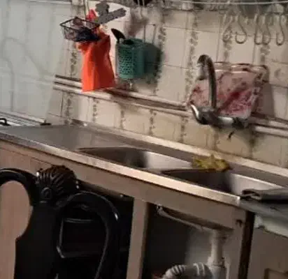 سینک ظرفشویی|آب‌چکان و نظم‌دهنده ظروف|ساوه, |دیوار