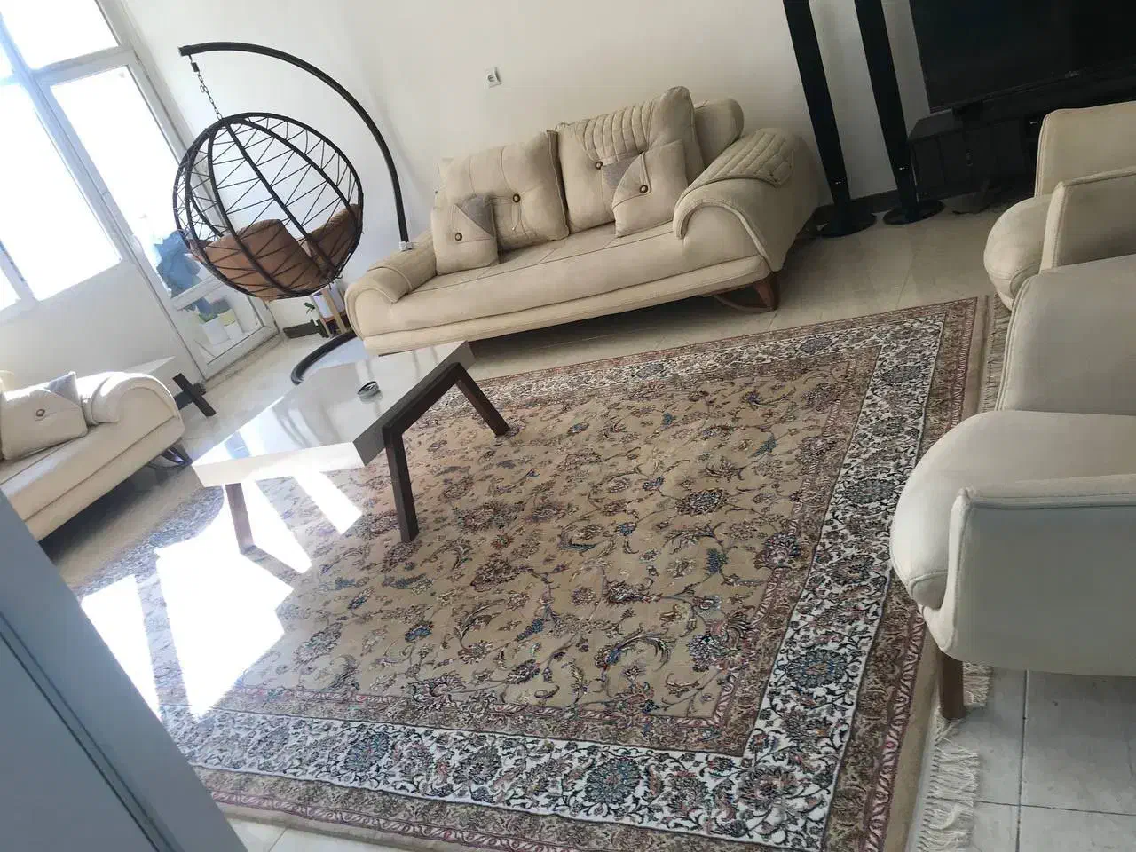 مبل ۸نفر تخت شو|مبلمان خانگی و میز عسلی|شاهین‌شهر, نظامی|دیوار