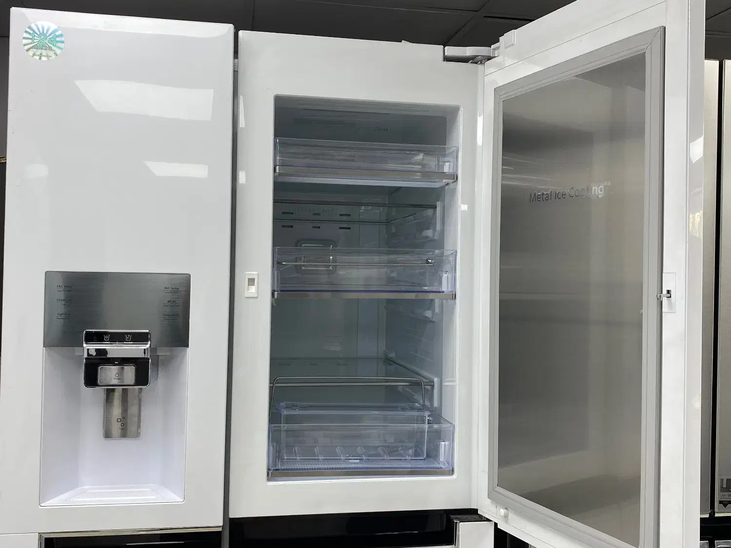 یخچال ساید بای ساید دوو مدل ۳۰ ۳۰ رنگ سفید|یخچال و فریزر|اسلامشهر, شهرک مفیدی|دیوار