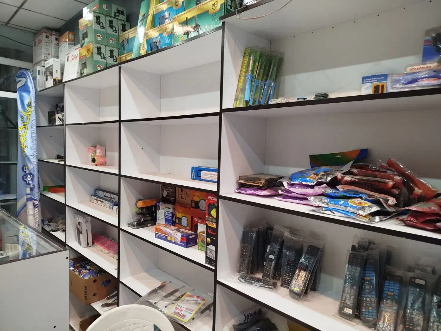 قفسه ام دی اف|کتابخانه، شلف، قفسه‌های دیواری|دلیجان, |دیوار