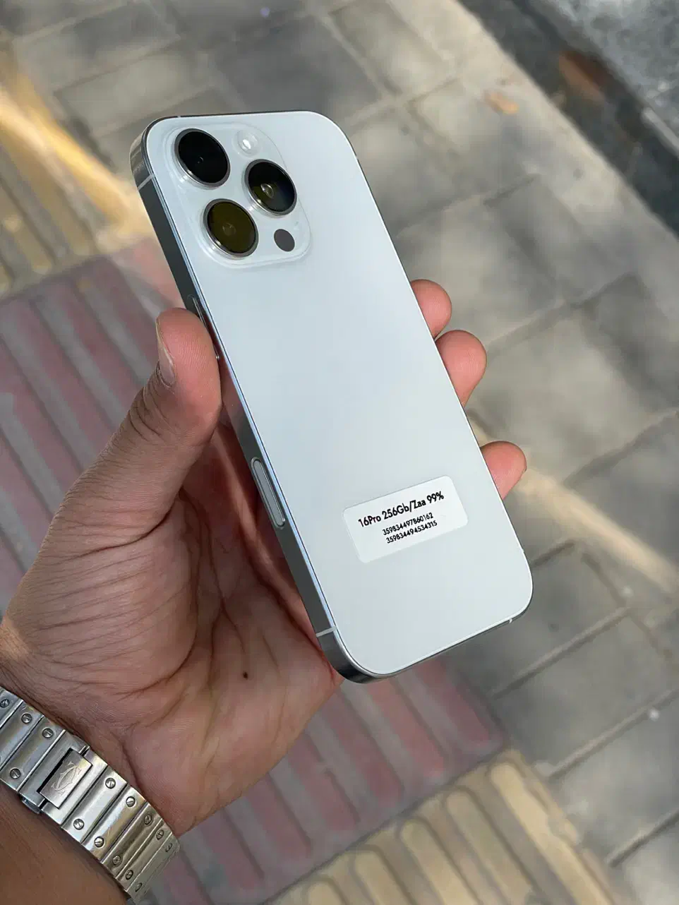 iphone 16pro 256/Zaa ریجسترشده silver|موبایل|یزد, |دیوار